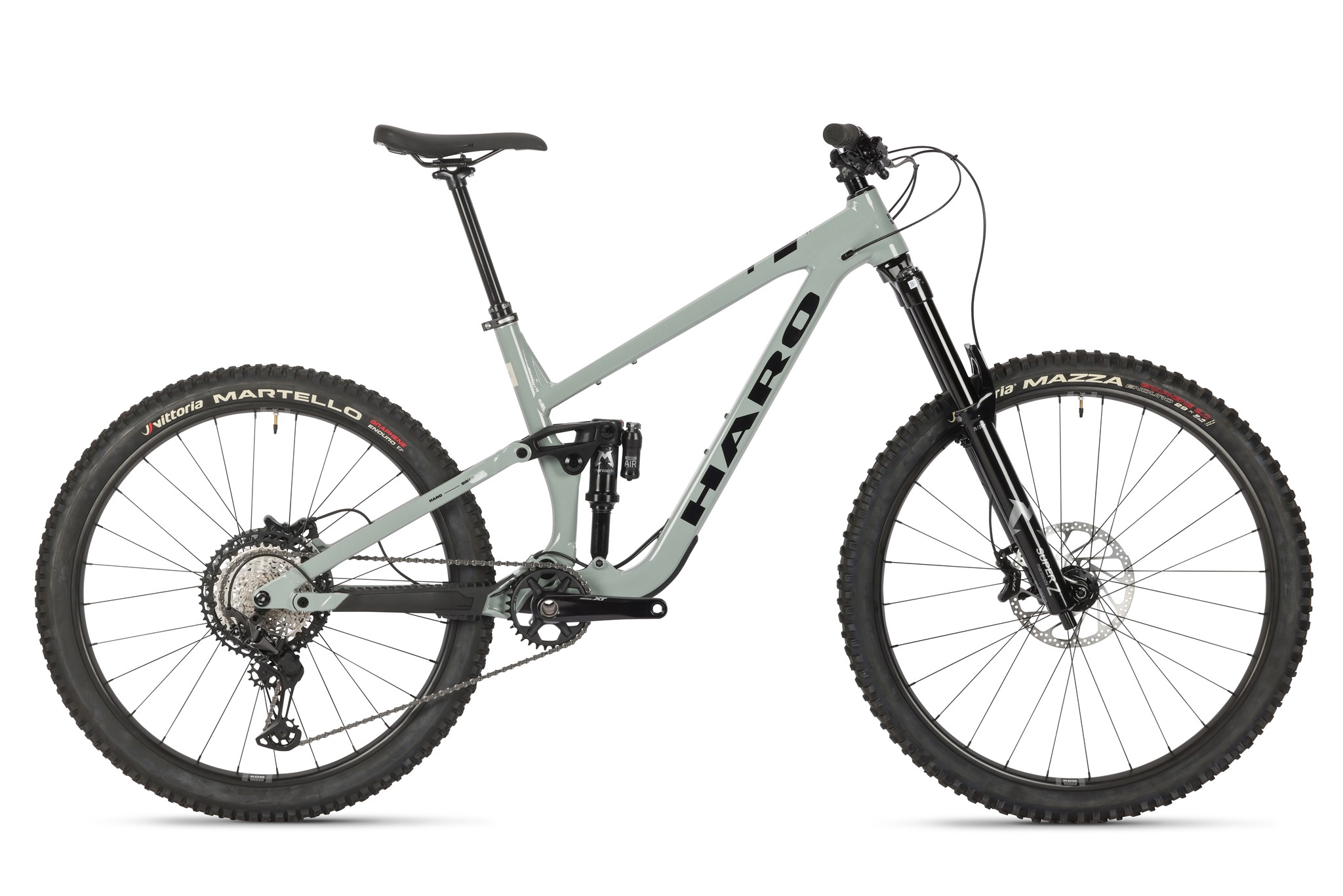 Picture of Haro Greer Alloy 1 Enduro Bike - Semi Gloss Slate Blue/Black